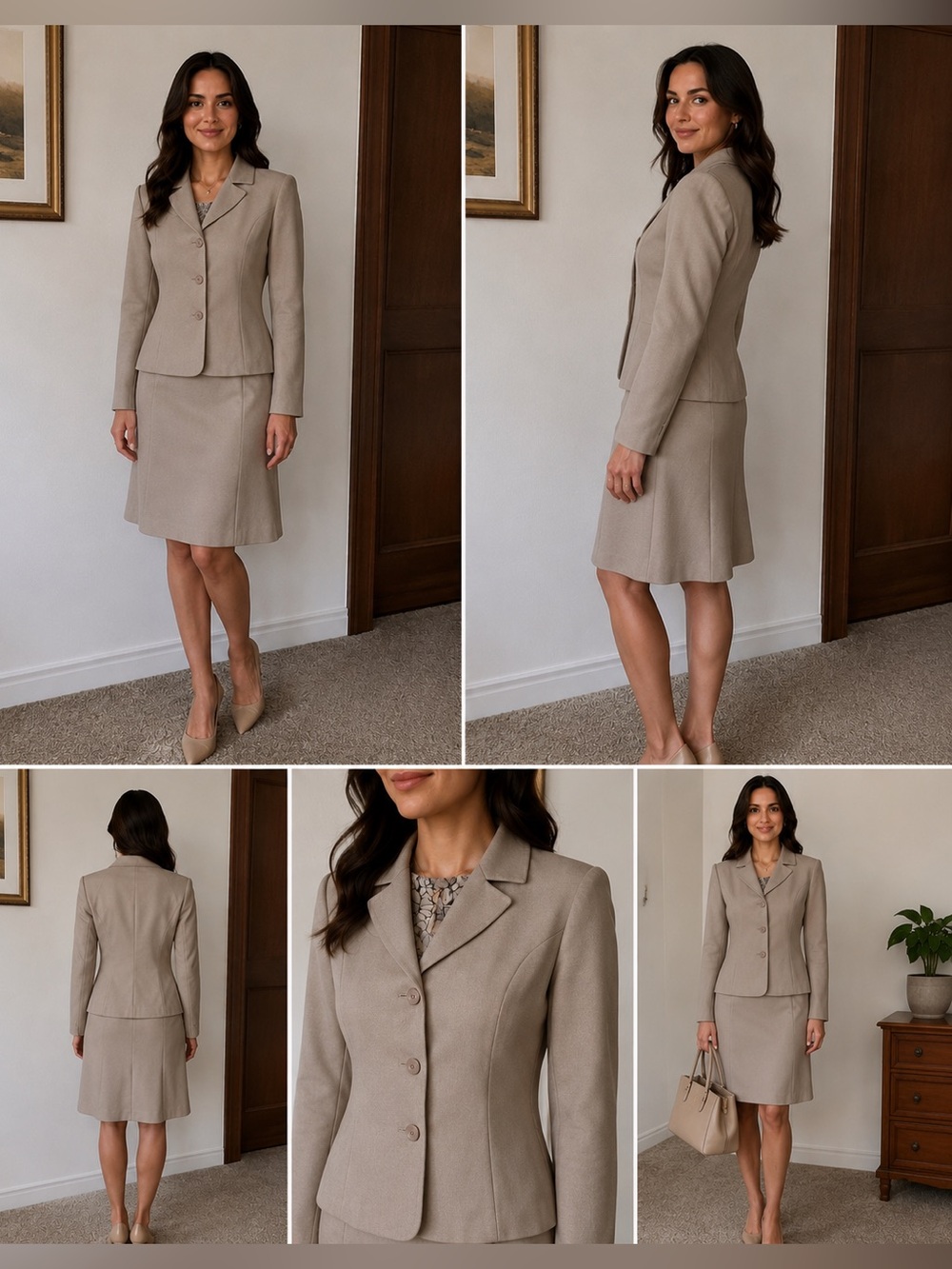 Kim Rogers Cream suit